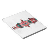 Allentown Pennsylvania Skyline Notizblock (angewinkelt)
