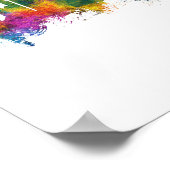 Allentown Pennsylvania Skyline Poster (Ecke)