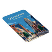 Allentown, Pennsylvania, USA Magnet (Rechte Seite)