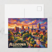 Allentown USA Postkarte (Vorne/Hinten)