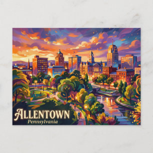 Allentown USA Postkarte