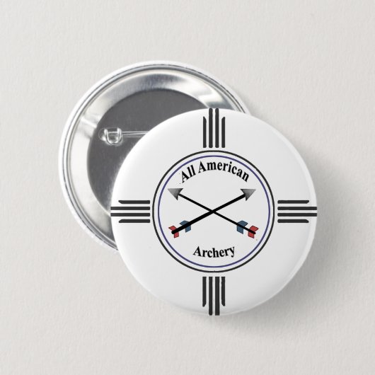 Aller amerikanische Bogenschießen-Knopf Button (Vorne & Hinten)