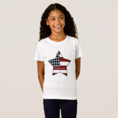 Aller amerikanische Mädchen-T - Shirt (Vorne ganz)