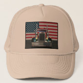 Aller amerikanische Peterbilt Fernlastfahrer-Hut Truckerkappe (Vorderseite)