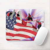 Aller amerikanische Snowboard Mousepad (Mit Mouse)