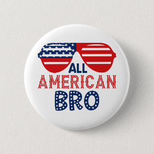 Aller amerikanischer Bruder Button