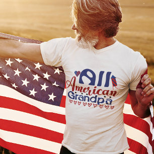 Aller amerikanischer Großvater am 4. Juli Großvate T-Shirt