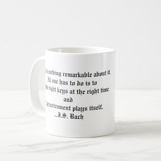 Aller Bach, nach 1750 ist Kommentar Kaffeetasse (Vorderseite Links)