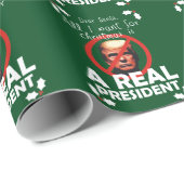 Aller, den ich für Weihnachten will, ist ein Geschenkpapier (Rolleneckpunkt)