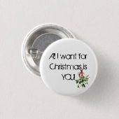 Aller, den ich für Weihnachten will, ist SIE! Button (Vorne & Hinten)
