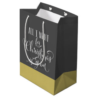 Aller, den ich für Weihnachten will, ist Sie Mittlere Geschenktüte