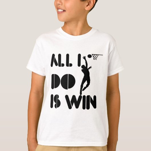 Aller, den ich tue, ist Gewinn am Netball T-Shirt (Vorderseite)