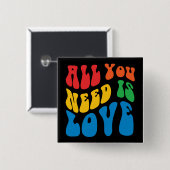 Aller, den Sie benötigen, ist Liebe-Knopf Button (Vorne & Hinten)