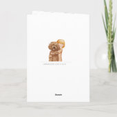 Aller, den Sie benötigen, ist Liebe… und ein Hund Karte (Rückseite)