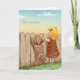 Aller, den Sie benötigen, ist Liebe… und ein Hund Karte