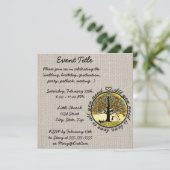 Aller, den Sie benötigen, ist Liebebaum des Lebens Einladung (Stehend Vorderseite)