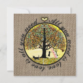 Aller, den Sie benötigen, ist Liebebaum des Lebens Einladung (Rückseite)