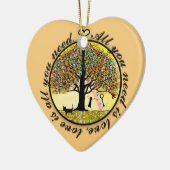 Aller, den Sie benötigen, ist Liebebaum des Lebens Keramik Ornament (Links)