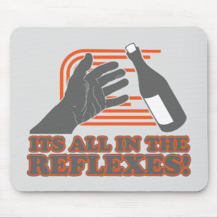 Aller es ist in den Reflexen Mousepad