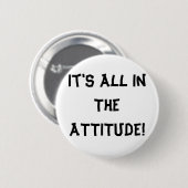 Aller es ist in der HALTUNG! Knopf Button (Vorne & Hinten)