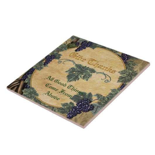 Aller gute Sache-Untersetzer Trivet - heiße Platte Fliese (Seite)