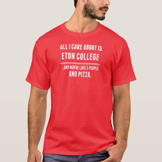 Aller i-Sorgfalt ist ungefähr Eton Uni-Sport T-Shirt (Vorderseite)