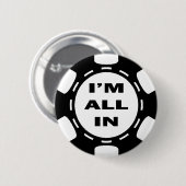 ALLER ich bin IM POKER-CHIP Button (Vorne & Hinten)