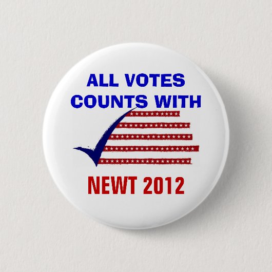 ALLER KNOPF STIMMEN-ZÄHLUNGnewt-2012 Button (Vorderseite)