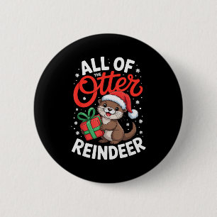 Aller Otter-Rentiere, Seeotter-Weihnachts-Pyjama Button