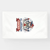 Aller Patriotischen Hühner Vector Design Banner (Horizontal)