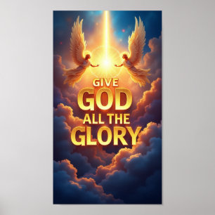 Aller Ruhm zu Gott Poster