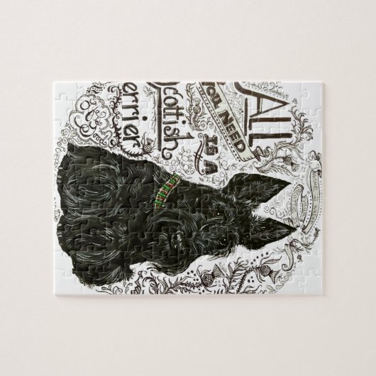 Aller Scottie ist Puzzle (Horizontal)