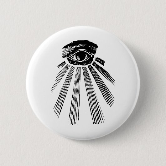 Aller sehende Augen-Maurer Button (Vorderseite)
