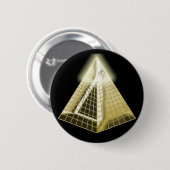Aller sehende Augen-Pyramide-Knopf Button (Vorne & Hinten)