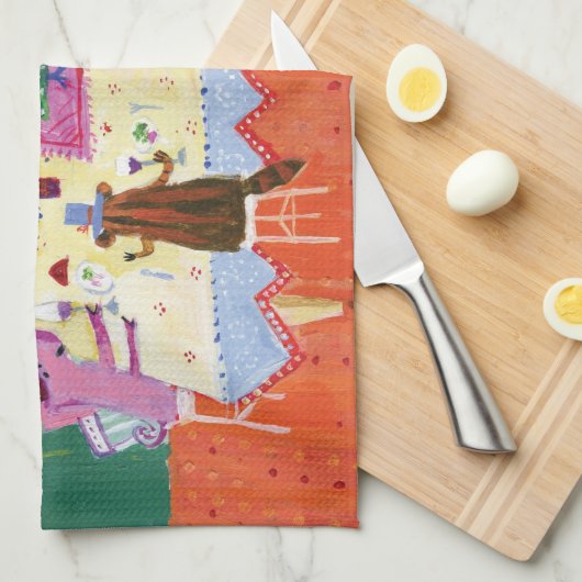 Aller Spezies-Toast auf einem Tuch (Viertel Falte)