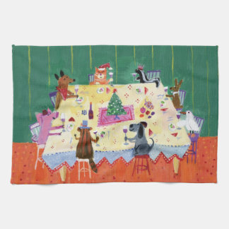 Aller Spezies-Toast auf einem Tuch