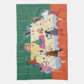 Aller Spezies-Toast auf einem Tuch (Vertikal)