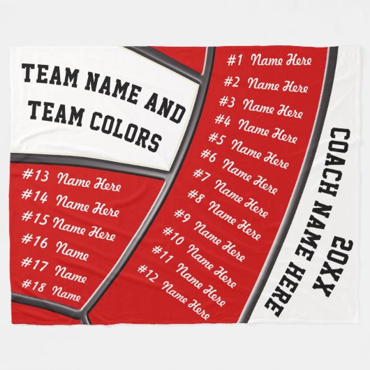 Aller Spieler-Name, Ihre Fleecedecke (Vorderseite (Horizontal))