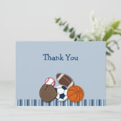 Aller Stern MVP trägt Ball-Ebene danken Ihnen Dankeskarte (Stehend Vorderseite)