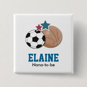 ALLER STERN-SPORT personalisierte Knopf Button