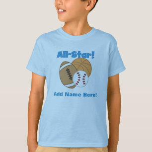 Aller Stern trägt T - Shirt zur Schau