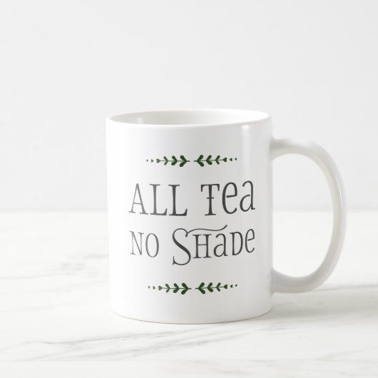 Aller Tee, kein Schatten Kaffeetasse (Rechts)