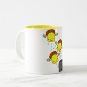 Aller Toast gehen zur Himmels-Tasse Zweifarbige Tasse (Vorderseite Links)