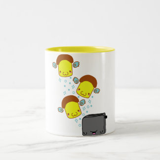 Aller Toast gehen zur Himmels-Tasse Zweifarbige Tasse