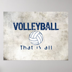 Aller Volleyball, der ist Poster