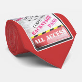 Aller Zugangs-Bühne hinter dem Vorhang-Durchlauf Krawatte (Gerollt)