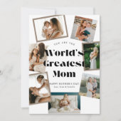 Allerbeste Mama 7 Foto Muttertag Karte (Vorderseite)