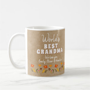Allerbeste Oma Blumen Florale Muttertagsgeschenke Kaffeetasse