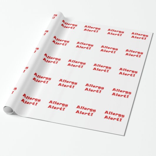 Allergie-Alarm Geschenkpapier (Ungerollt)