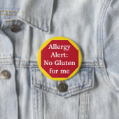 Allergie-Alarm: Kein Gluten Button (Beispiel)